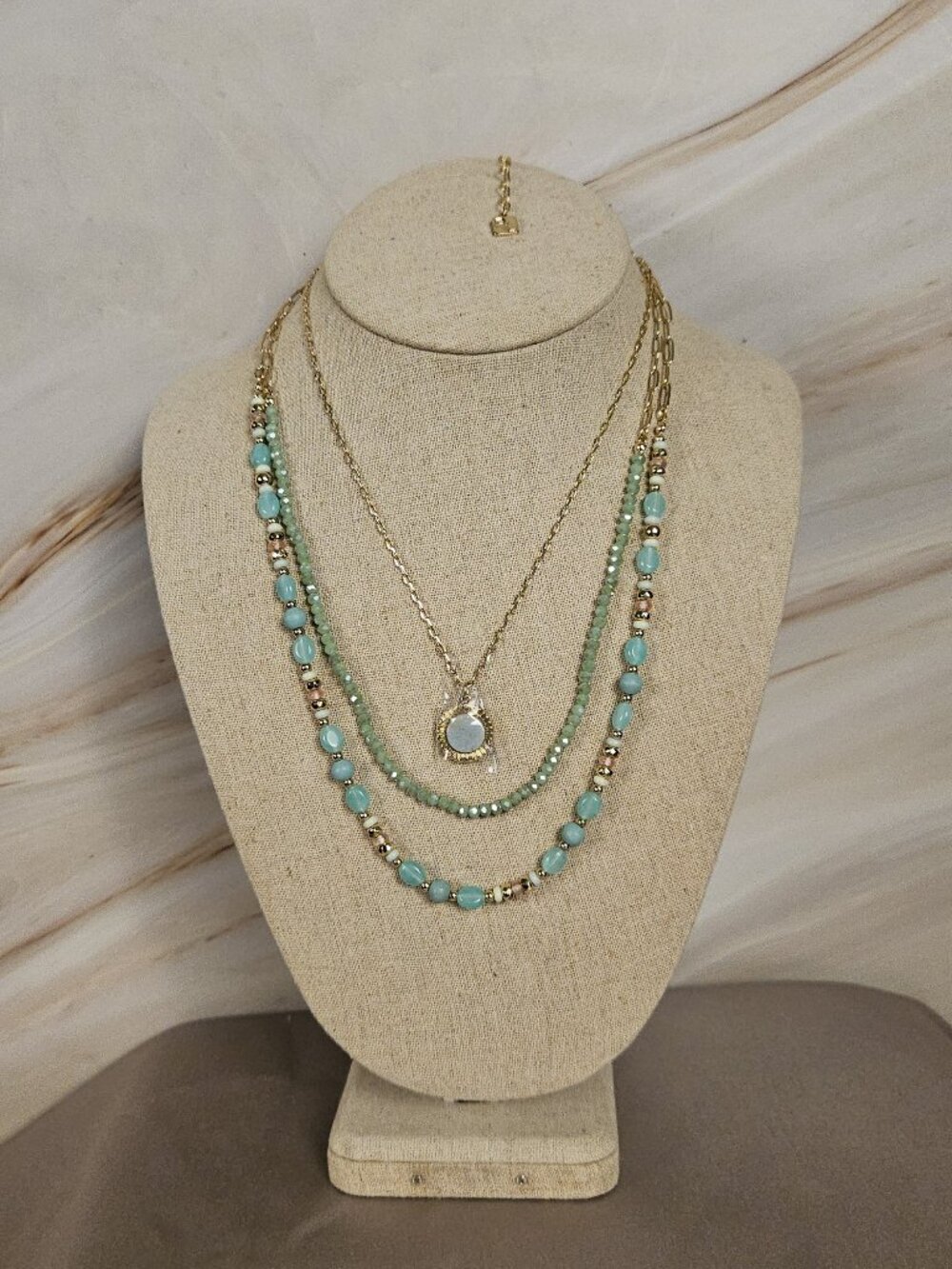 Park Lane Sparkle Box Jade Necklace & Earrings Set NWT